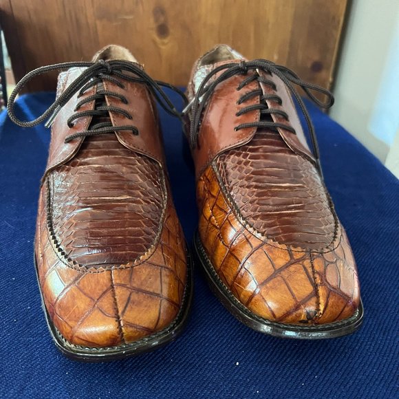 Stacy Adams Men’s Genuine Snakeskin Leather Upper Lace Up main image 11